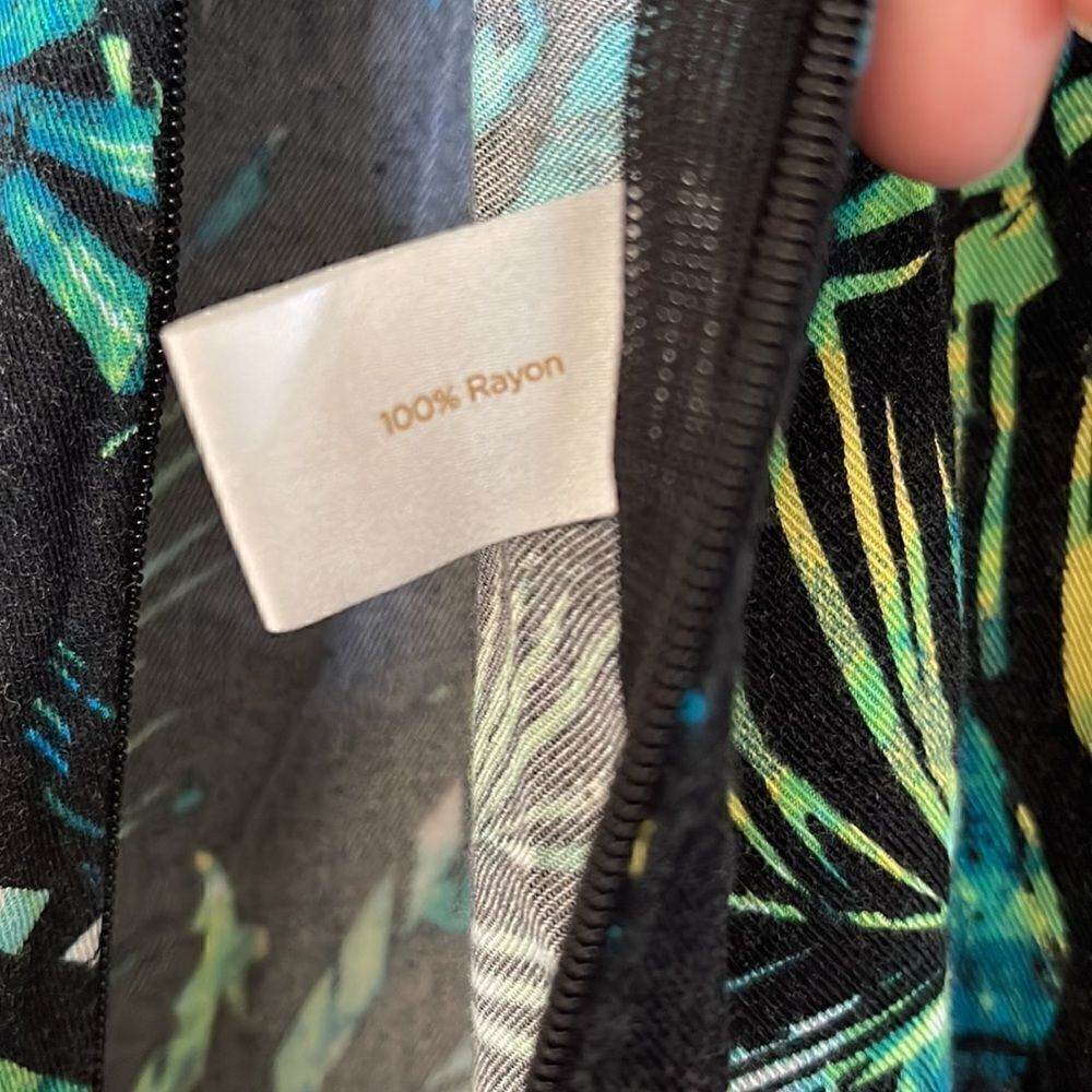 Decree tropical leaf dress size M - Picture 7 of 8